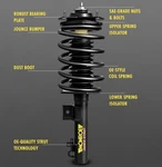 Monroe Quick-strut 171362 Suspension & Coil Spring Assembly Ford F-150 New. Price: $44.23.