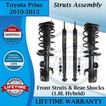Monroe Oem Front Struts & Rear Shocks For 2010-2015 Toyota Prius 1.8L Hybrid New. Price: $535.85.