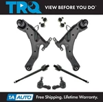 Trq Tie Rod Control Arm Ball Joint Sway Bar Link Steering Suspensionset 8PC New. Price: $150.95.