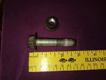 Toyota Oem 07-21 Tundra Rear Shock Mount Bolt Lower + Nut 90105A0297 Used. Price: $28.00.