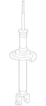 Genuine Honda Strut 52611-T3Z-A01 New. Price: $349.76.