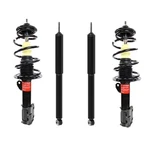 Complete Monroe Oem Front Strut & Rear Shock For 2006-2011 Toyota Yaris New. Price: $369.95.
