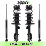 Front Quick Complete Struts & Rear Shocks 2011-2019 Ford Fiesta New. Price: $126.29.