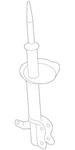 Genuine Nissan Suspension Strut E4302-4RA3A New. Price: $197.37.