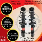 Monroe Oem Front Struts For 2012-2015 Chevy Volt 1.4L Hybrid Lifetime Warranty New. Price: $316.65.