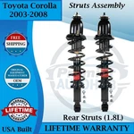 Monroe Genuine Oem Rear Struts For 2003-2008 Toyota Corolla Lifetime Warranty New. Price: $191.39.
