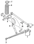 Genuine Mitsubishi Shock Absorber MR353811 New. Price: $157.22.