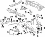 Genuine Honda Radius Rod Bolt 90178-SM4-013 New. Price: $25.00.