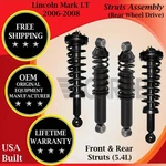 Monroe Oem Front Struts & Rear Shocks W/ Coil For 2006-2008 Lincoln Mark Lt 2WD New. Price: $362.64.