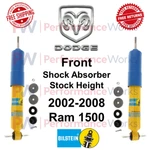 Bilstein B6 4600 Shocks Pair 0" Front Lift For 2002-2008 Dodge Ram 1500 Rwd New. Price: $204.85.