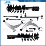 For Chevrolet Malibu Pontiac G6 Front Struts Lower Control Arm Sway Bar Tierod New. Price: $214.99.