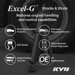 Kyb 3418007 Excel-g Gas Shock New. Price: $99.58.
