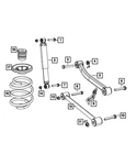 Genuine Mopar Suspension Shock Absorber Kit 68382850AB New. Price: $133.10.