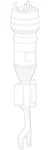 Genuine Mercedes-benz Air Spring Strut 223-320-73-02 New. Price: $1439.60.