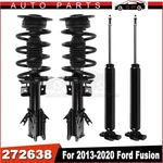 2013-2020 Ford Fusion Front Complete Struts & Rear Shock Absorber Assembly New. Price: $161.32.