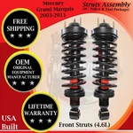 Monroe Oem Front Struts Assembly 2003-2011 Mercury Grand Marquis 9 Year Warranty New. Price: $221.81.