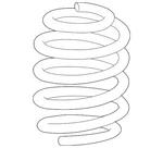 Genuine Acura Coil Spring 51401-TZ5-A01 New. Price: $106.68.
