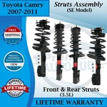 Monroe Genuine Oem Front & Rear Struts For 2007-2011 Toyota Camry 3.5L Se Model New. Price: $475.52.