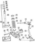 Genuine Mopar Suspension Shock Absorber 5135484AA New. Price: $194.99.