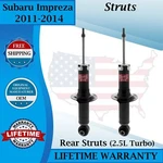 Kyb Genuine Oem Rear Struts For 2011-2014 Subaru Impreza Lifetime Warranty New. Price: $169.69.