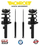 Complete Monroe Front Strut & Rear Shock For 16-21 Honda Civic Insight 19-22 New. Price: $397.78.