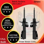 Monroe Oem Front Struts For 2013-2017 Buick Enclave 3.6L Lifetime Warranty New. Price: $194.00.