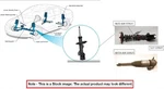 Left Rear Strut Oem 2018 Mercedes-benz GLC300 Used. Price: $125.00.