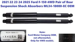 2021-2025 Ford F-150 4WD Pair Of Rear Suspension Shock Absorbers ML34-18080-EC New. Price: $109.00.