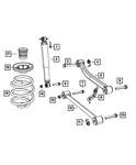 Genuine Mopar Suspension Shock Absorber Kit 68307278AB New. Price: $130.68.