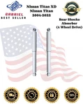 Gabriel Oem Rear Shock For 2004-2022 Nissan Titan/titan Xd 4WD Lifetime Warranty New. Price: $118.15.