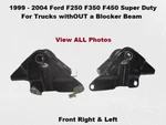 F81A-5340 F81A-5341 99 F250 Pair Front Leaf-spring Forward Hanger Brackets Oem Used. Price: $269.00.