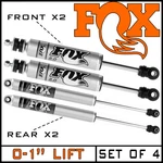 Fox Performance 2.0 Front Rear Shocks Set 2000-2013 Gmc Yukon Xl 2500 0-1" Lift New. Price: $809.95.