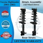 Monroe Oem Rear Struts For 2001-2003 Toyota Highlander 4X4 Lifetime Warranty New. Price: $250.12.