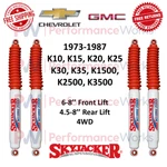 Skyjacker H7000 Shocks Set Front 6-8" Rear 4.5-8" For K10, K15, K20, K25, K3500 New. Price: $269.88.