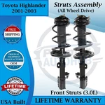 Monroe Genuine Oem Front Struts For 2001-2003 Toyota Highlander 4X4 9YR Warranty New. Price: $252.70.