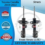 Kyb Oem Front Struts For 2019-2022 Toyota Corolla 2.0L Lifetime Warranty New. Price: $233.47.