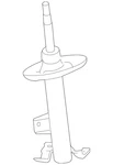 Genuine Nissan Suspension Strut E4303-7BA0A New. Price: $207.83.