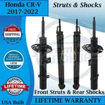 Monroe Oem Front Strut & Rear Shock For 2017-2022 Honda Cr-v Lifetime Warranty New. Price: $337.66.