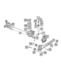 Genuine Mopar Suspension Shock Absorber Kit 68428082AB New. Price: $142.78.