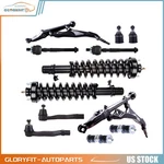 Front For 1992-1995 Honda Civic Complete Struts Sway Bar Tie Rod End 12 Pcs New. Price: $192.30.