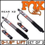 Fox 2.5 Performance Elite Dsc Rear Shocks Fit 2024-2026 Toyota Tacoma W/0-1.5" New. Price: $1604.95.