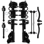 8PCS For Honda Civic 2013 2014 2015 Front Struts Spring Sway Bar Links Tie Rods New. Price: $162.98.