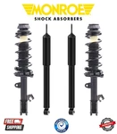 Complete Monroe Front Coil Spring & Rear Shock Assembly For 12-19 Nissan Versa New. Price: $315.00.