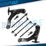 Front Lower Control Arms Sway Bars Tie Rods Kit For 2003 - 2008 Hyundai Tiburon New. Price: $109.63.