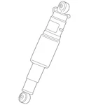 Genuine Gm Rear Spring Assisted Shock Absorber 23183851 New. Price: $252.06.