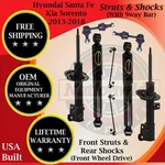 Monroe Oem Front Strut & Rear Shock W/ Sway Bar For 2013-2018 Kia/hyundai New. Price: $463.90.