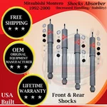 Kyb Oem Front & Rear Shocks For 1992-2000 Mitsubishi Montero Yr Warranty New. Price: $231.98.
