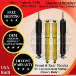Monroe Oem Front & Rear Shocks For 2003-2024 Chevy Express 3500 Hd Cutaway Van New. Price: $241.41.
