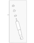 Genuine Toyota Shock Absorber 48530-80461 New. Price: $76.87.