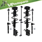 For 2008 - 2011 Nissan Rogue Front Struts & Spring + Sway Bars Tie Rods 10PCS New. Price: $176.84.